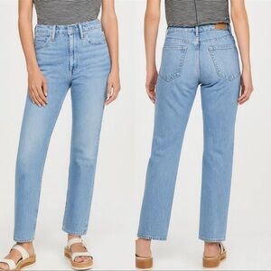 Rag & bone Lucy light blue Alex high rise straight jeans